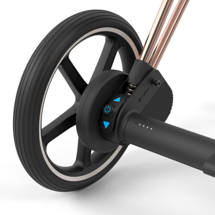 Estrutura do carrinho Cybex E-Priam 2 - ouro rosa/marrom