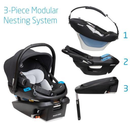 Cadeirinha de bebê Maxi-Cosi Coral XP - Essential Graphite