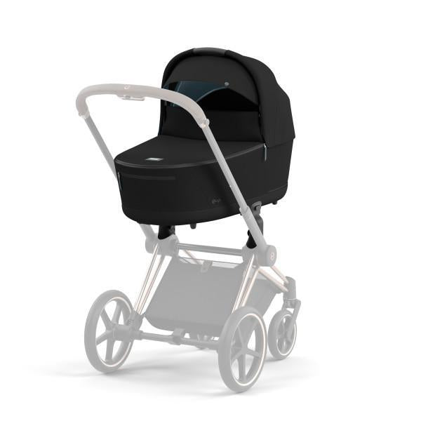 Berço de transporte Cybex Priam 4/E-Priam 2 Lux - Preto Profundo