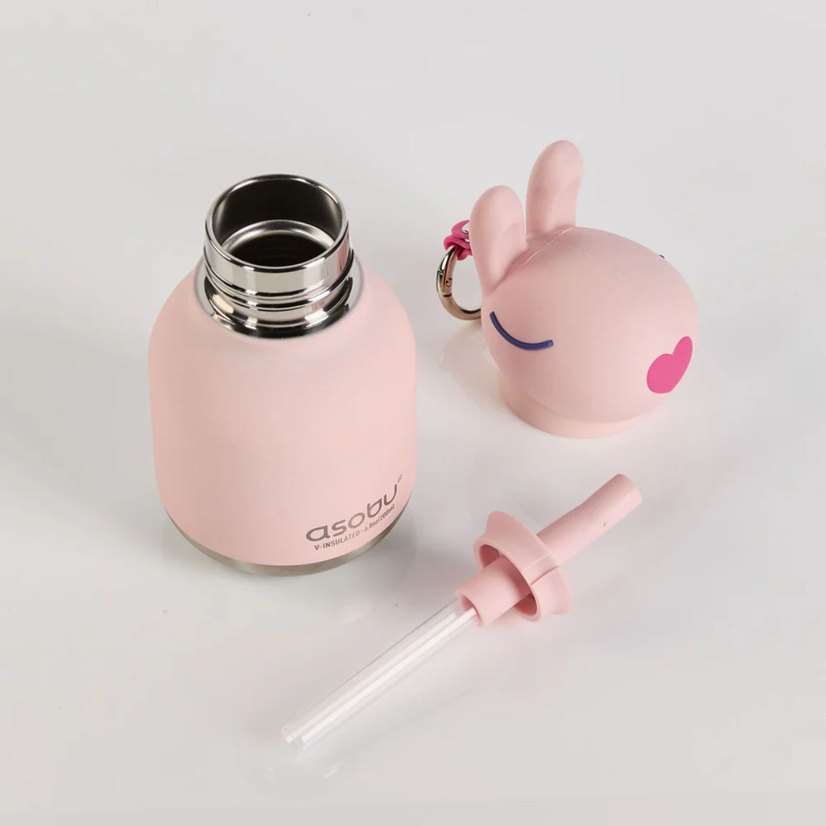 Mini Garrafa Térmica Infantil Asobu Bestie Coelho 200ML