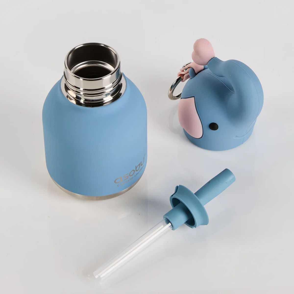 Mini Garrafa Térmica Infantil Asobu Bestie Elefante 200ML