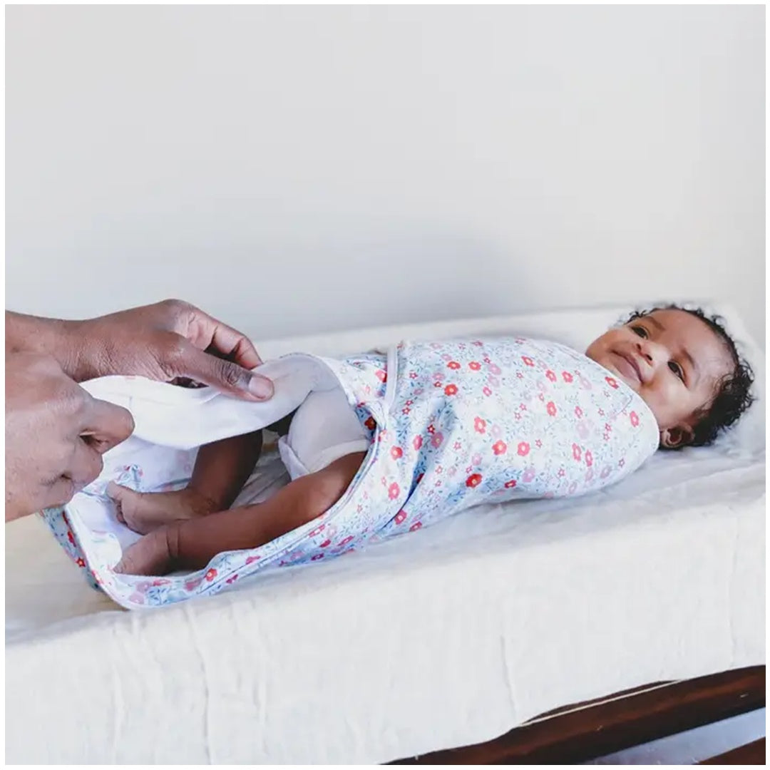 Aden + Anais Essentials Cueiro Envolvente - Pacote com 3, Fairy Tale Flowers