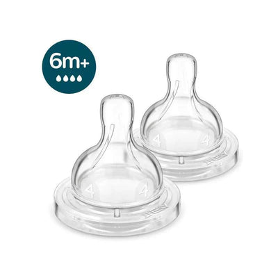 Avent Anti-Colic Baby Bottle Flow 4 Nipple 2Pk - Luna Baby Store Miami