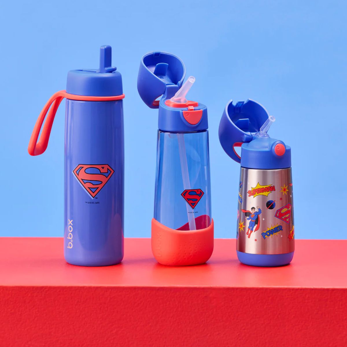 Garrafa de Aguá Térmica B.Box 690ML Superman
