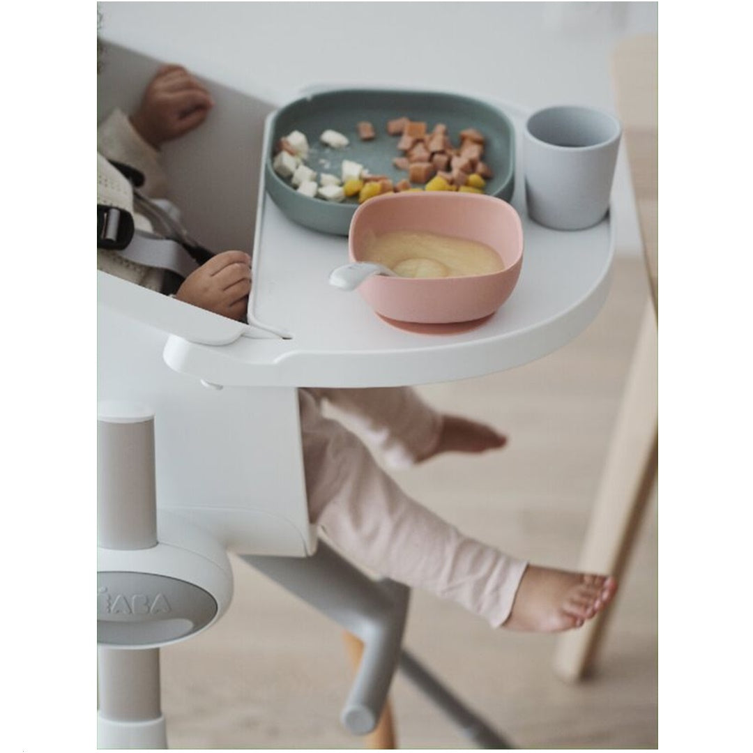 Beaba - Conjunto de Refeição de Silicone 4Pk, Eucalyptus