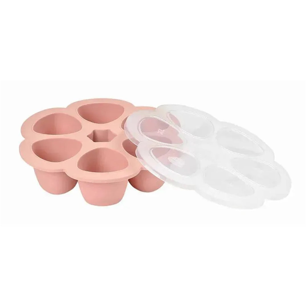 Beaba Bandeja de Silicone Multiportions 5 Oz – Rosa