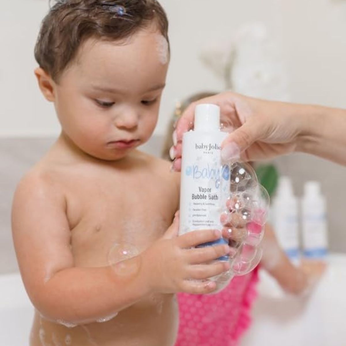 Vapor de Banho de Espuma Baby Jolie Para Bebês 210ML