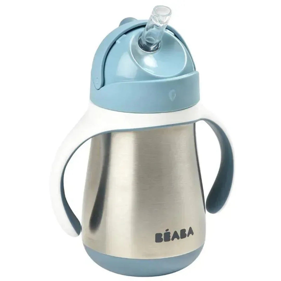 Beaba - Copo de Palha em Aço Inox com Alças, Chuva