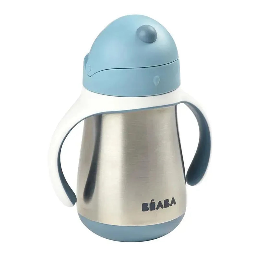 Beaba - Copo de Palha em Aço Inox com Alças, Chuva