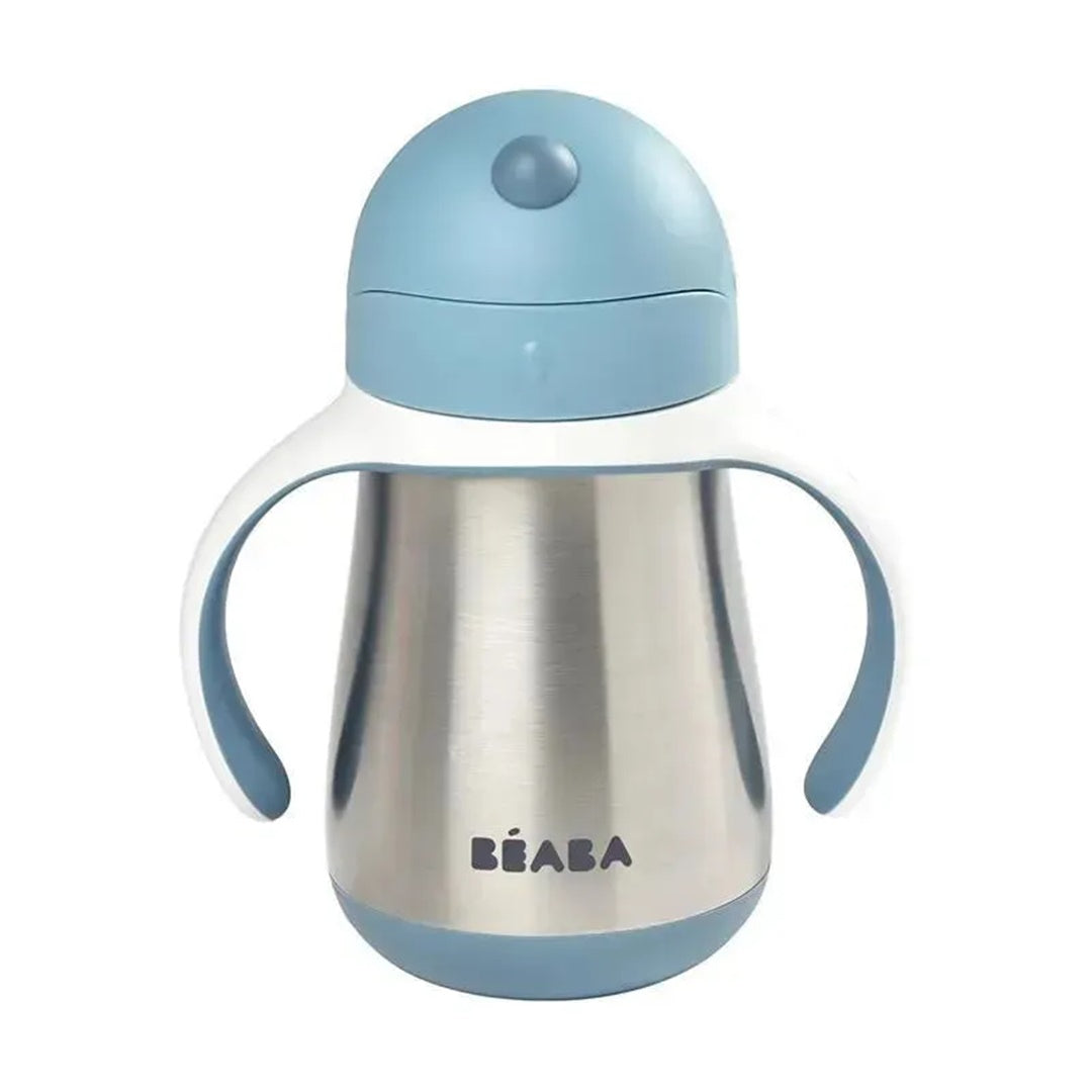 Beaba - Copo de Palha em Aço Inox com Alças, Chuva