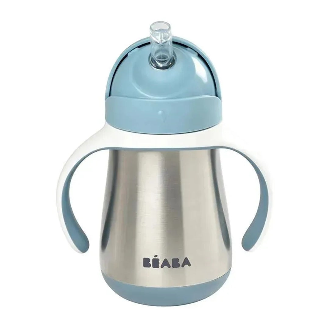 Beaba - Copo de Palha em Aço Inox com Alças, Chuva