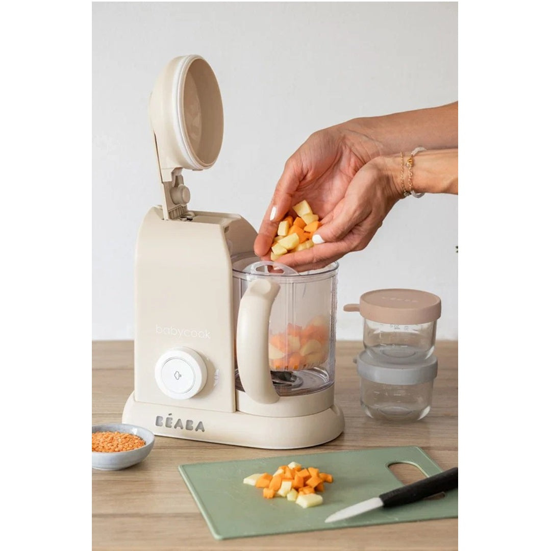 Beaba - Babycook Solo 4 em 1 Máquina de Comida para Bebê, Aveia