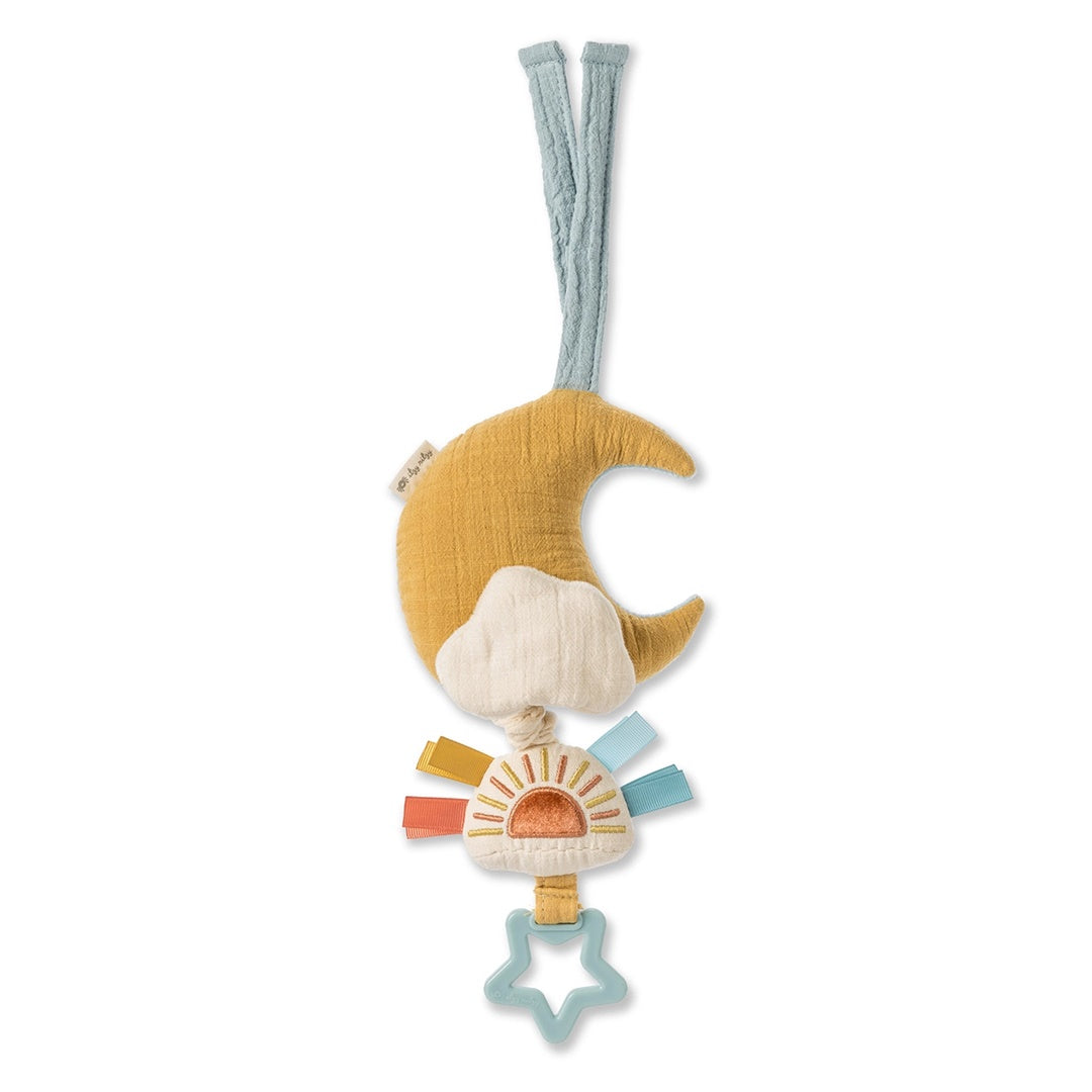 Itzy Ritzy - Bitzy Notes™ Musical Pull-Down Toy, Cloud/Sun