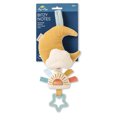 Itzy Ritzy - Bitzy Notes™ Musical Pull-Down Toy, Cloud/Sun