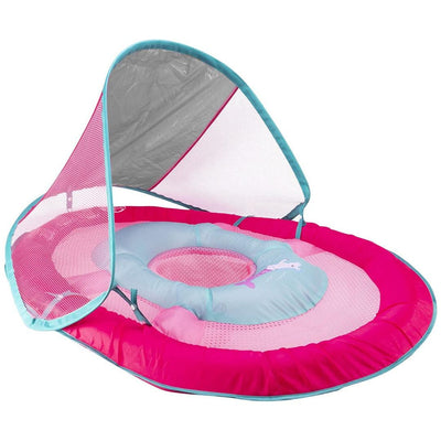Boia Infantil Com Capota Swimways FPS50+ Rosa - Swimways Babytunes