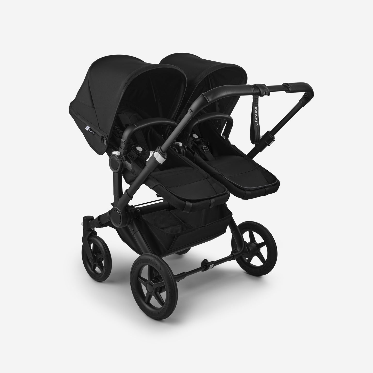 Bugaboo Donkey 5 Twin Bassinet And Stroller - All Midnight Black/Black Chassis