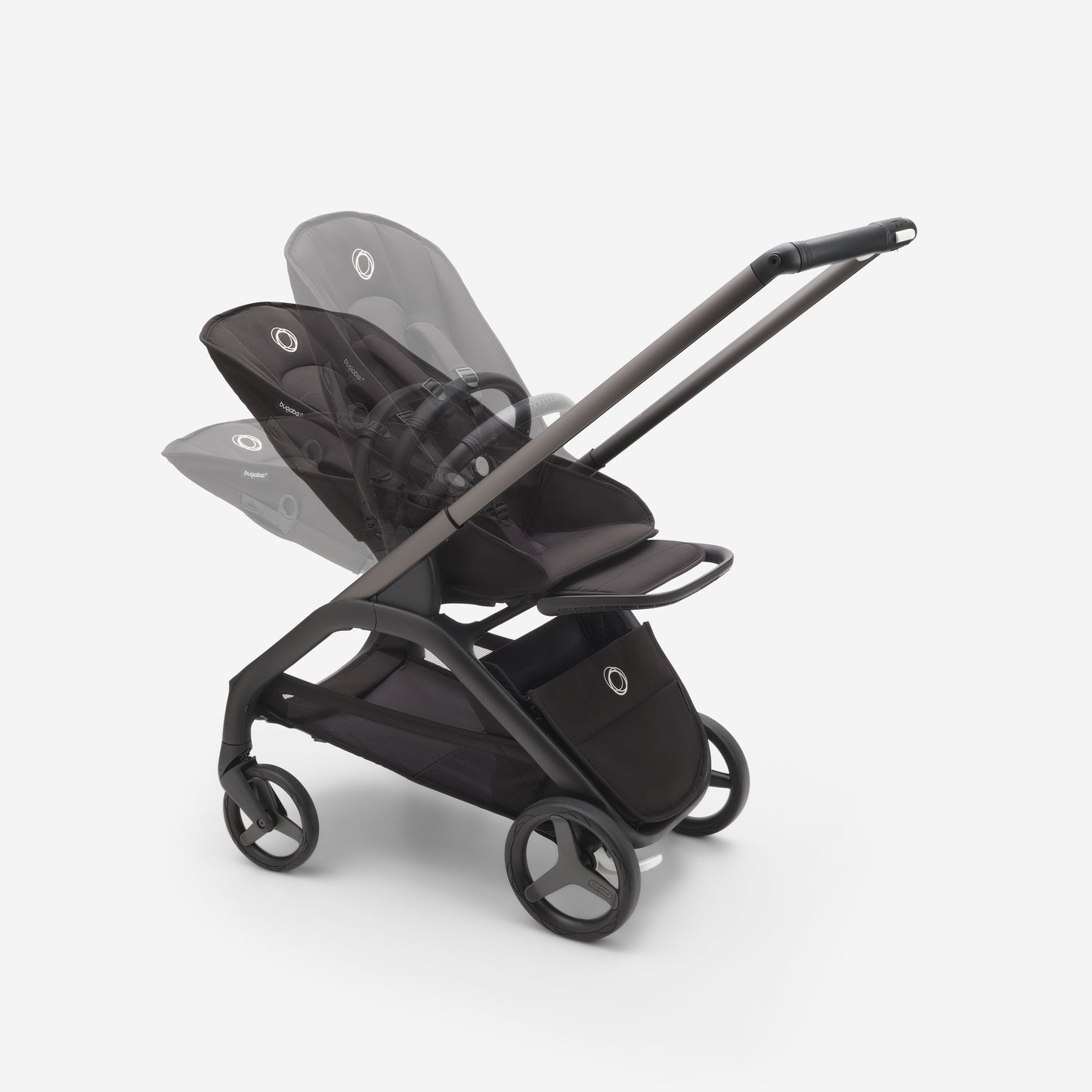 Bugaboo Dragonfly Stroller & Bassinet - Midnight Black/Frame Black