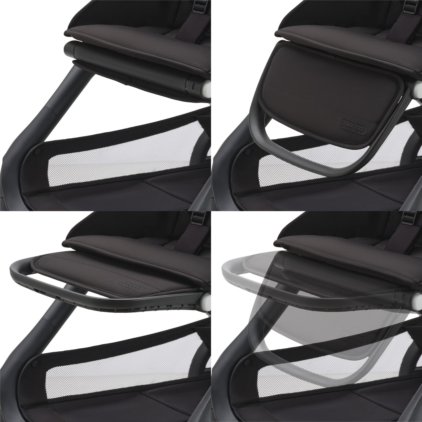 Bugaboo Dragonfly Stroller & Bassinet - Midnight Black/Frame Black