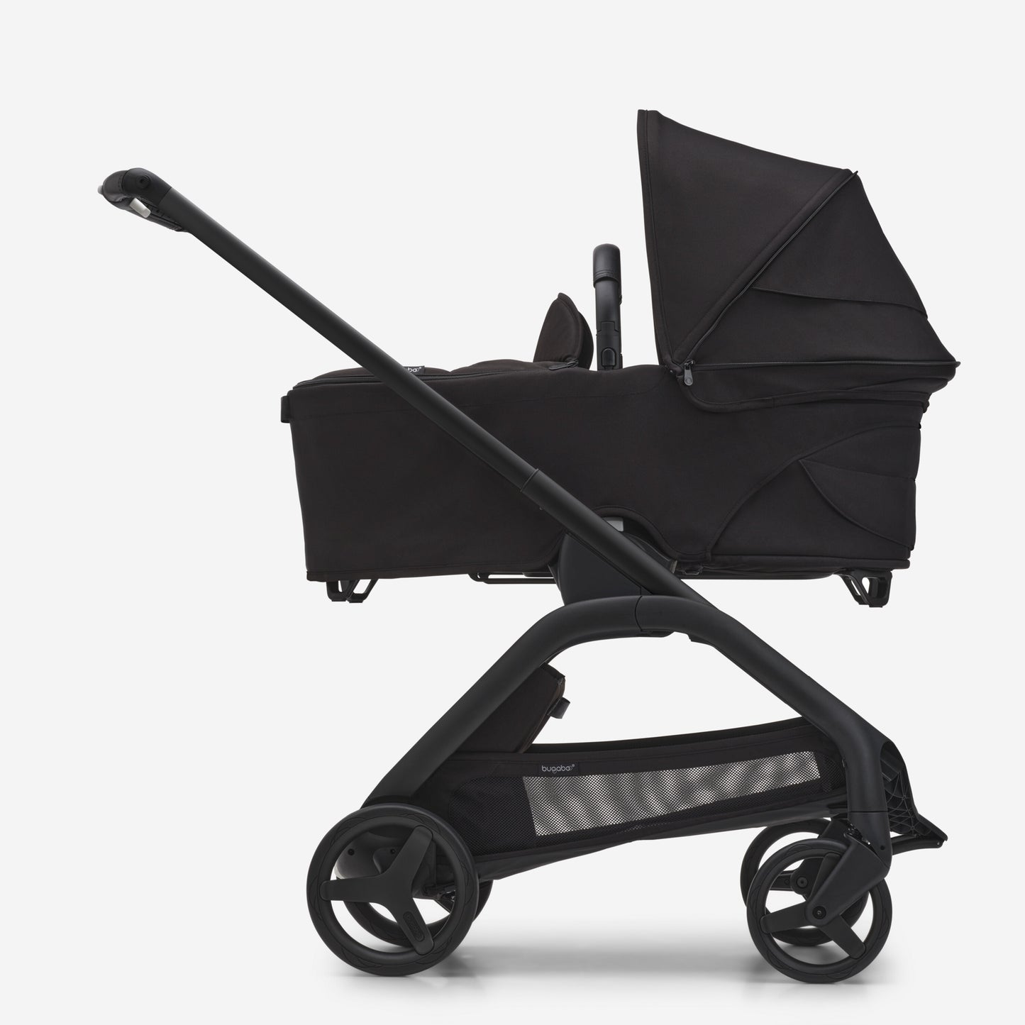 Bugaboo Dragonfly Stroller & Bassinet - Midnight Black/Frame Black