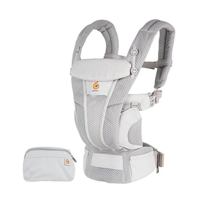 Canguru Infantil Ergobaby 4 Posições Omni Breeze - Pérola Cinza - Ergobaby Babytunes