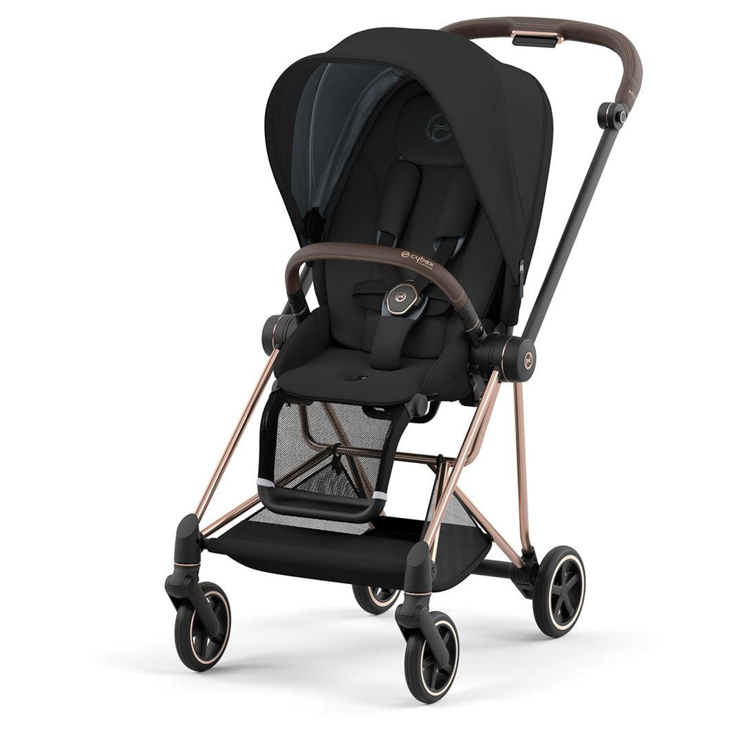 cybex carrinhos Carrinho De Bebê Cybex Mios 3 Rose Gold & Deep Black – Luna Baby Store Miami