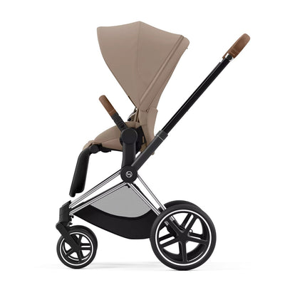 Carrinho de Bebê Cybex Priam 4 Chrome Brown Cozy Beige