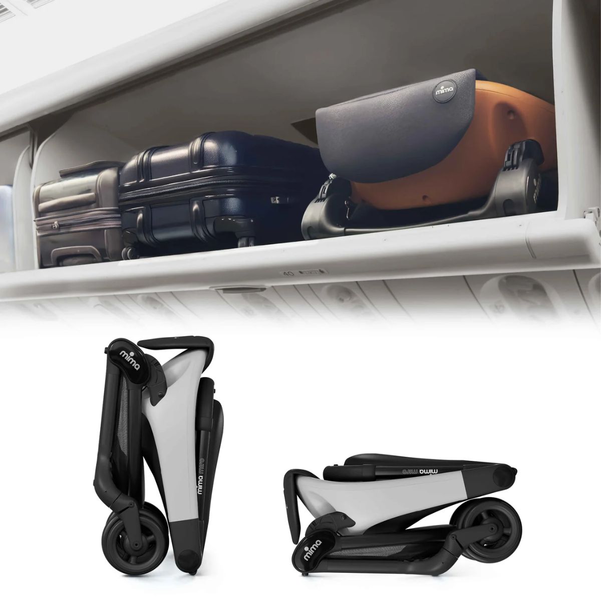 Carrinho de Bebê Mima® Miro - Branco