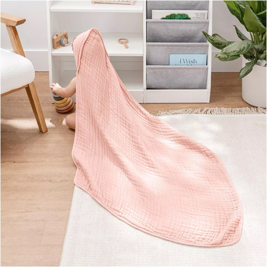 Comfy Cubs Baby Hooded Towels 2 Pack - Lace