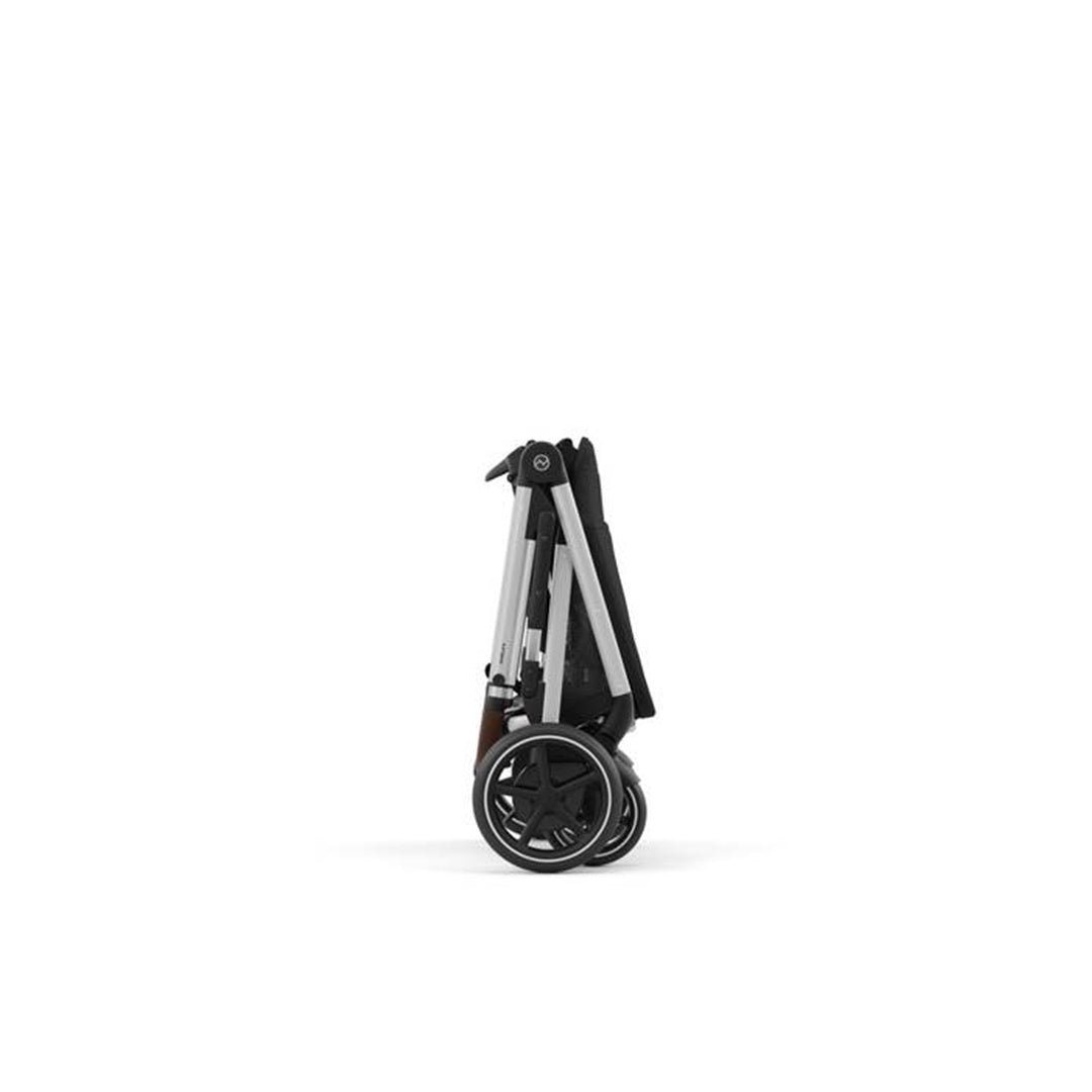 Cybex - Carrinho de passeio simples a duplo Gazelle S 2, moldura prateada/preto lua