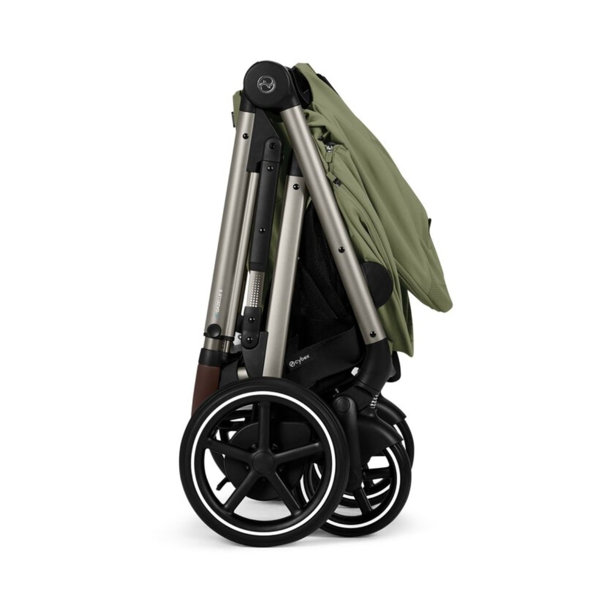 Cybex Gazelle Fold Cot - Moss Green
