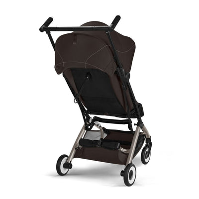 Cybex Libelle Ultra Compact Stroller - Taupe Frame/Chocolate Brown