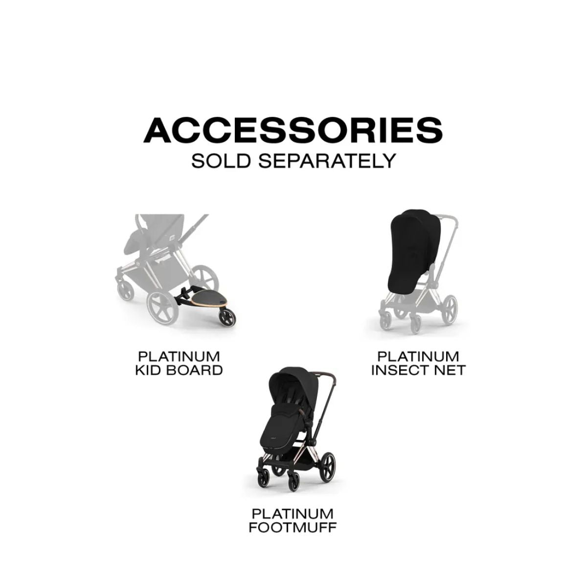 Carrinho De Bebê Cybex Priam 2026 Lux Matte Black / Coconut Brown