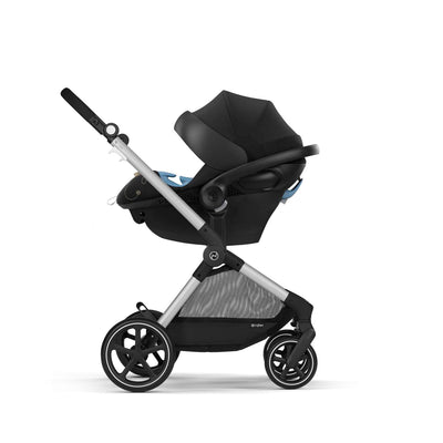 Cybex EOS Aton G Swivel Travel System Moon Black / Silver