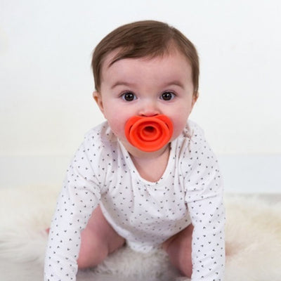 Doddle & Co. The Pop Pacifier - Corally Yours Orange