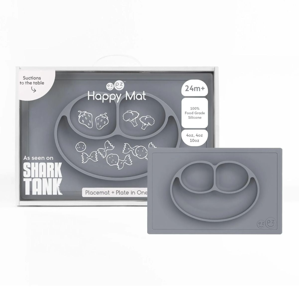EZPZ Happy Mat - Grey