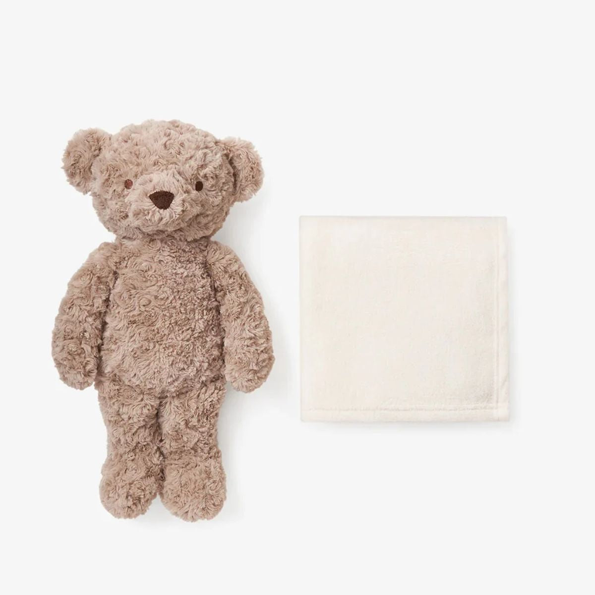 Urso de pelúcia elegante para dormir, Huggie, com cobertor