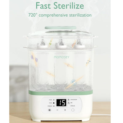 Momcozy 8-in-1 Baby Bottle Steam Sterilizer