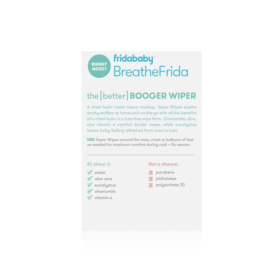 Lenços umedecidos Frida Baby BreatheFrida Vapor - 30 unidades