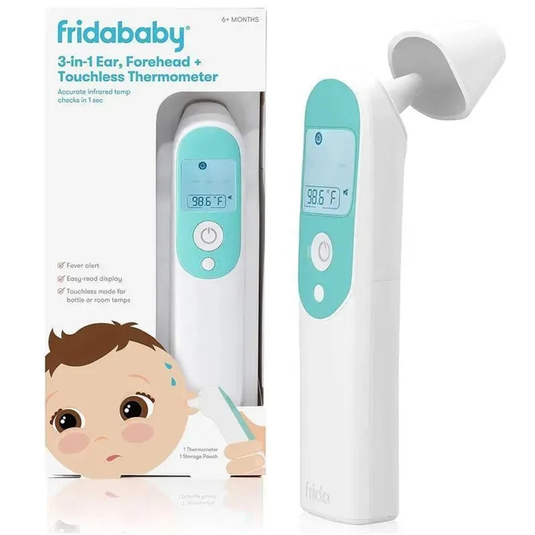 Termômetro Infantil Digital Infravermelho 3 em 1 Fridababy Branco