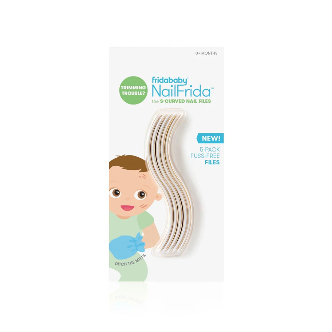 Lixa De Unha Fridababy Curvas em S Para Bebês Nailfrida 5 Unidades