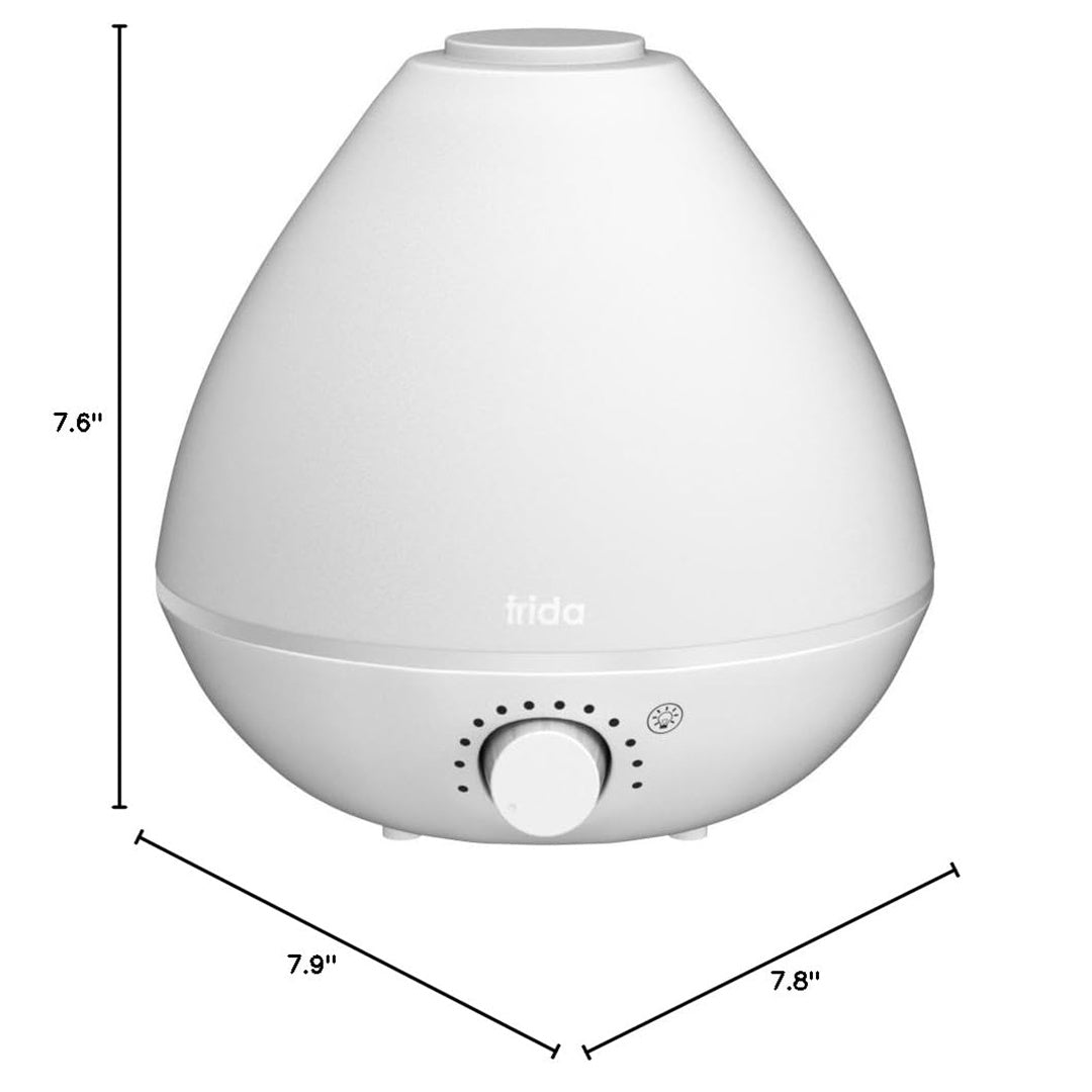 Fridababy - Umidificador 3 em 1 com difusor e luz noturna, branco