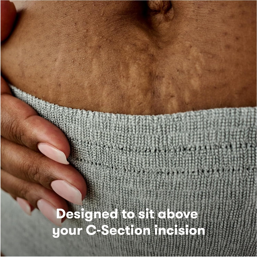 Roupa íntima pós-parto descartável de cintura alta