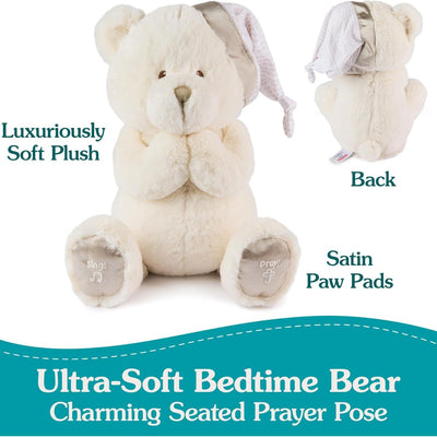 GUND Animated Goodnight Prayer Bear Plush Teddy Bear 11"