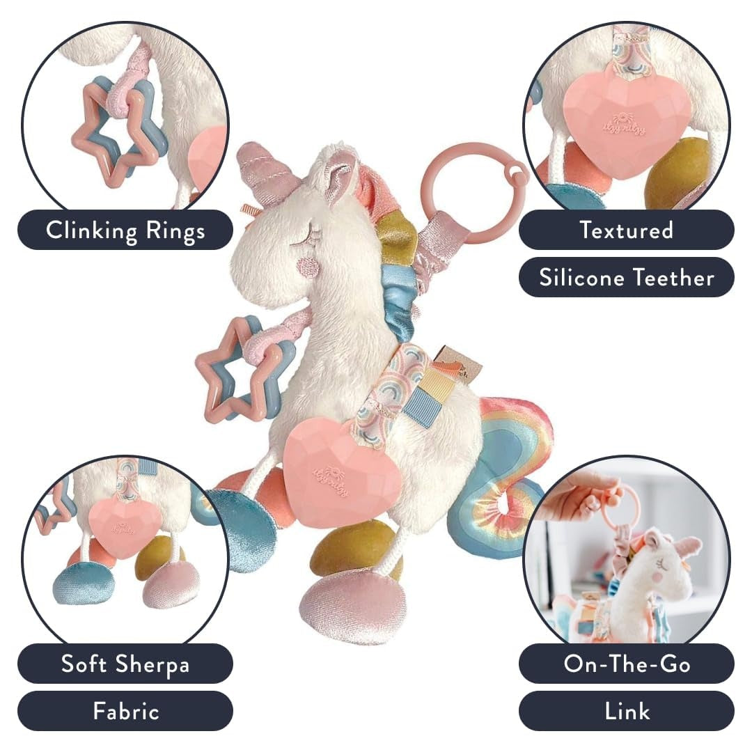 Itzy Ritzy Link & Love Teething Activity Toy - Unicorn