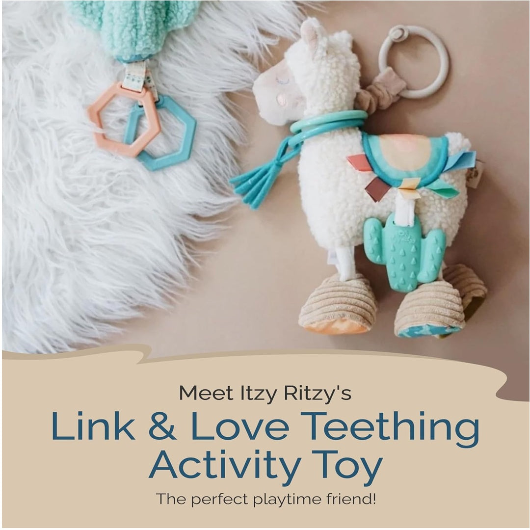 Itzy Ritzy Link & Love Teething Activity Toy - Lhama