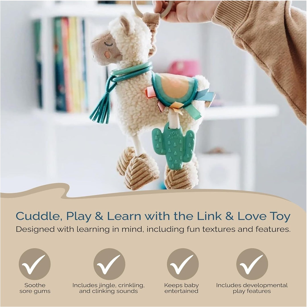 Itzy Ritzy Link & Love Teething Activity Toy - Lhama