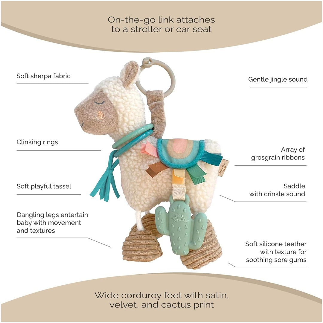Itzy Ritzy Link & Love Teething Activity Toy - Lhama