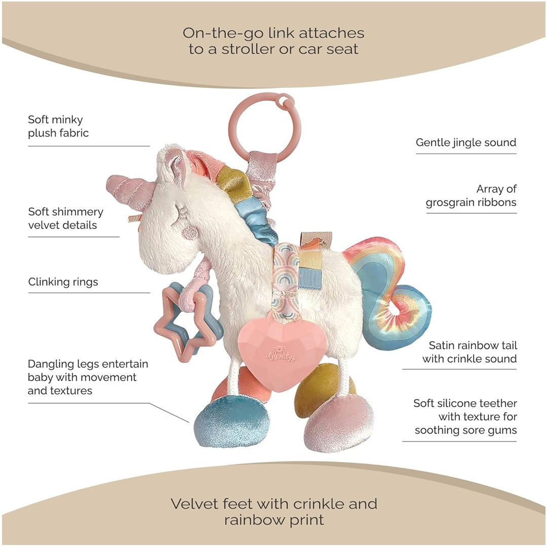 Itzy Ritzy Link & Love Teething Activity Toy - Unicorn