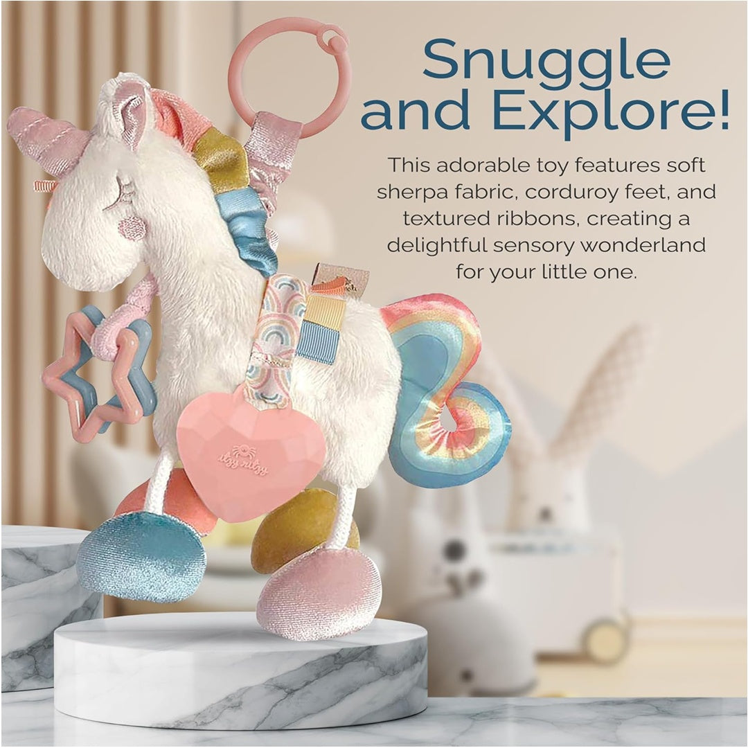 Itzy Ritzy Link & Love Teething Activity Toy - Unicorn