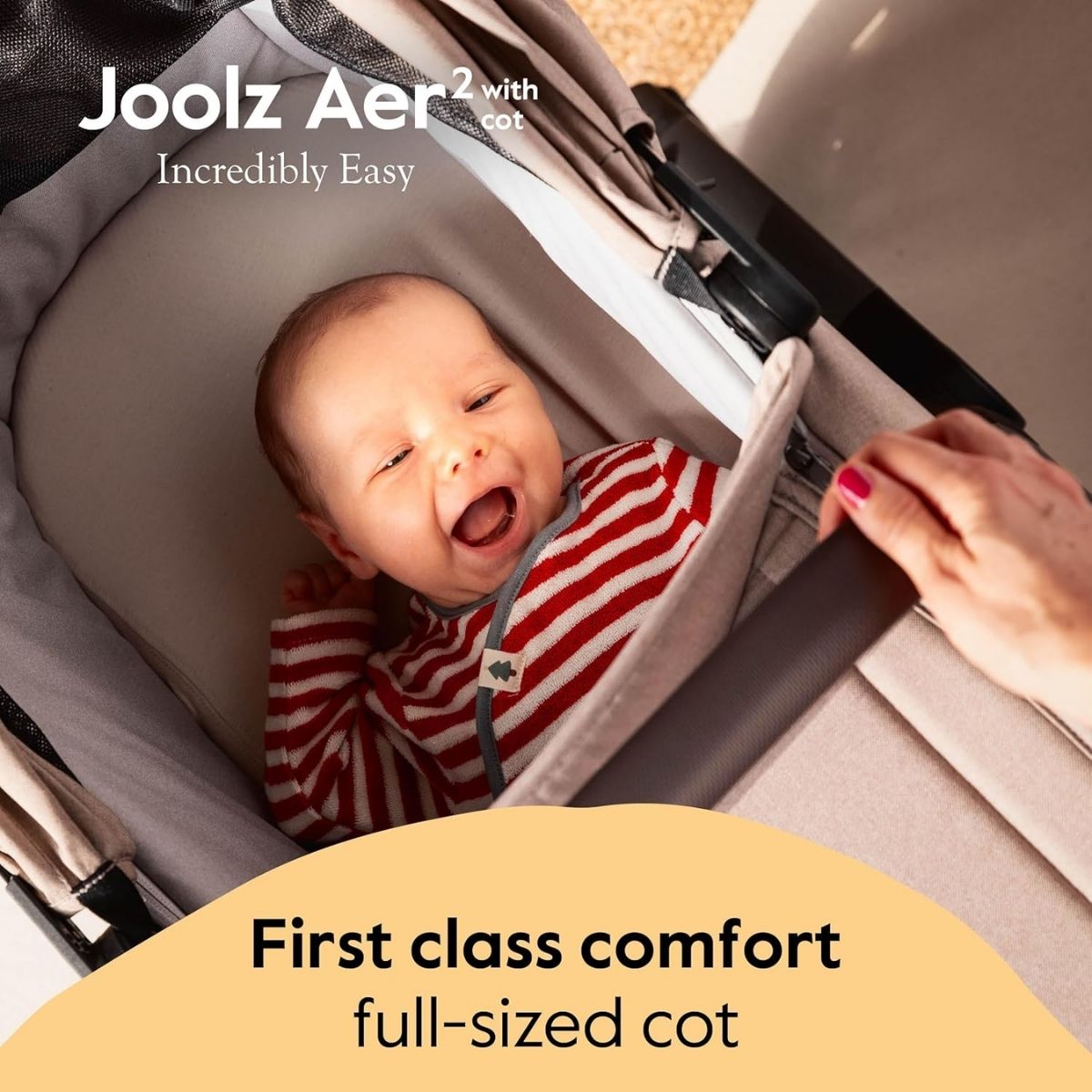 Joolz Aer² Cot - Sage Green